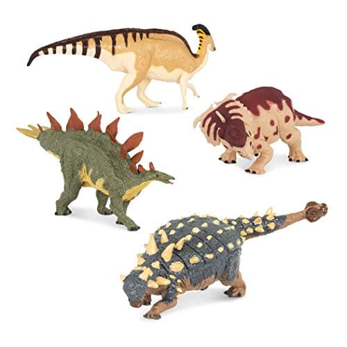 Terra by Battat – 4 Dinosaur Toys, Medium – Dinosaurs for Kids & Collectors, Scientifically Accurate & Designed by A Paleo-Artist; Age 3+ (4 Pc) Poster