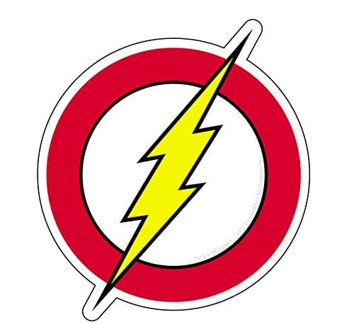 C&D Visionary DC Comic Originals Flash Logo Sticker Poster