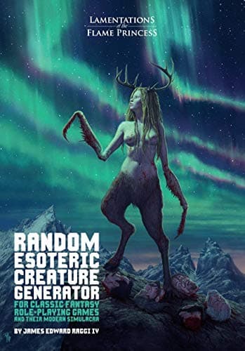 Random Esoteric Creature Generator for Classic Fantasy Rpgs & Their Modern Simulacra Poster